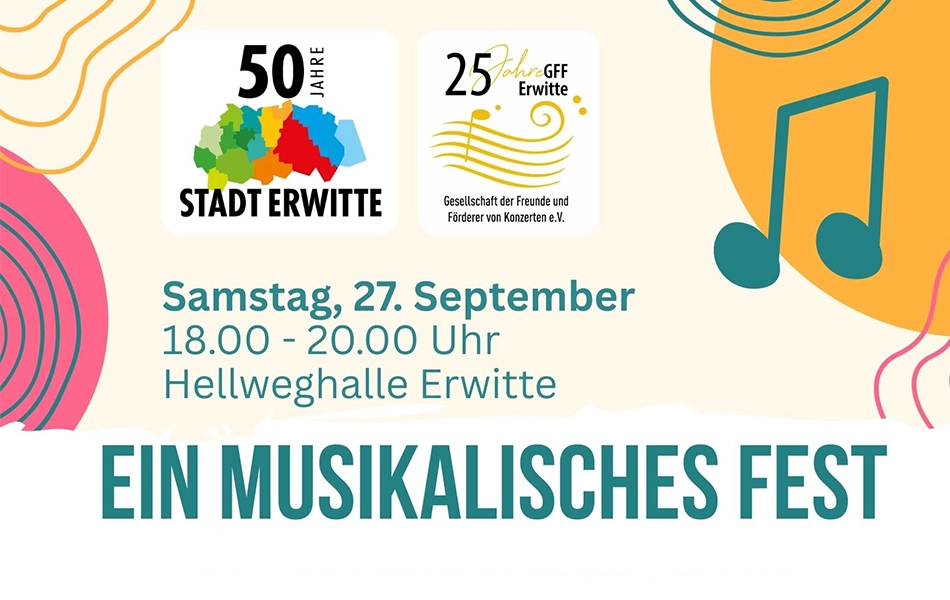 Plakat Ein musikalisches Fest