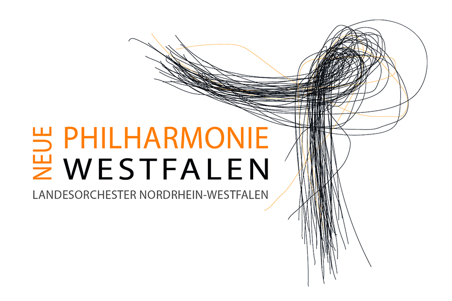 Logo Neue Philharmonie Westfalen. Landesorchester Nordrhein-Westfalen